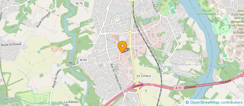 localisation de l'entreprise SANDE à LA CHAPELLE-SUR-ERDRE