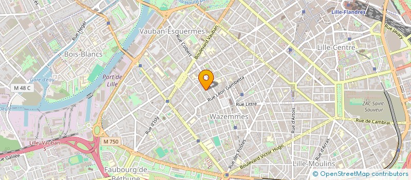 localisation de l'entreprise SANDED à LILLE