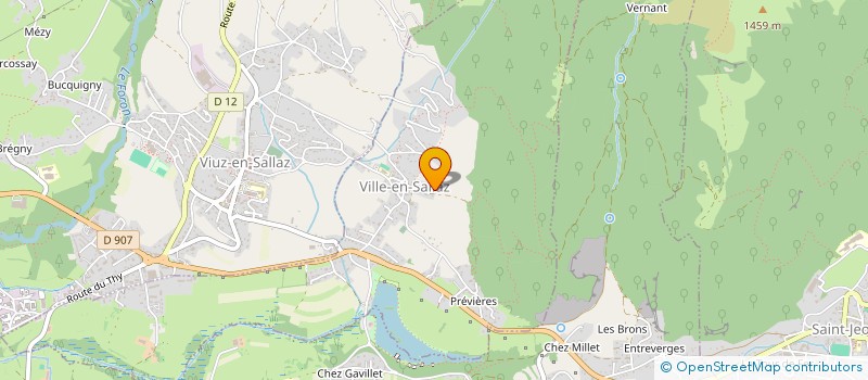 localisation de l'entreprise SANDEL  VILLE-EN-SALLAZ