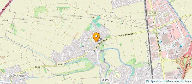 localisation de l'entreprise SANDEMMA  LAMPERTHEIM