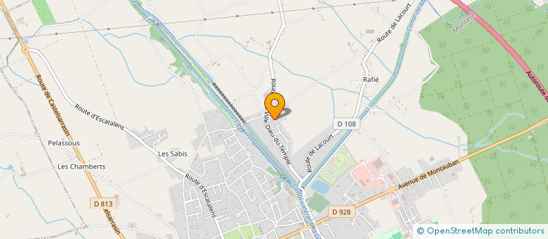 localisation de l'entreprise SANDEO  MONTECH