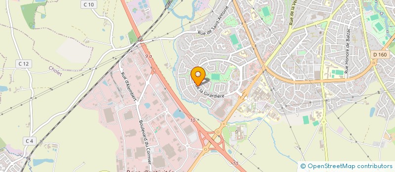 localisation de l'entreprise SANDER BOOKING à CHOLET