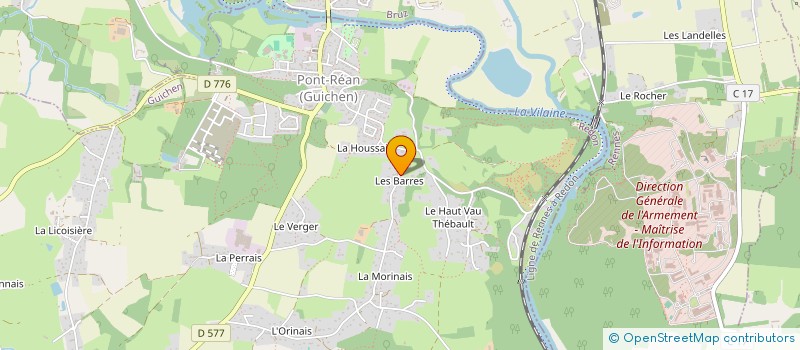 localisation de l'entreprise SANDERIK  GUICHEN