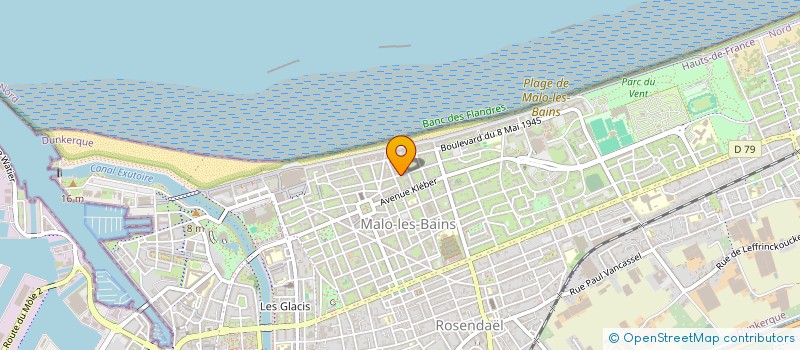 localisation de l'entreprise SANDERLING à DUNKERQUE