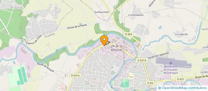 localisation de l'entreprise SANDERS  GRAULHET