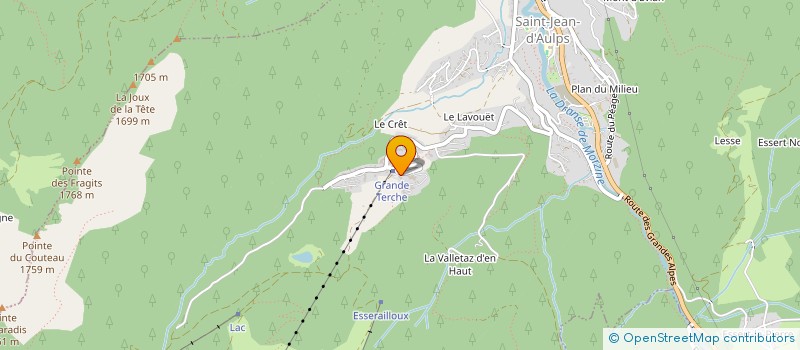 localisation de l'entreprise SANDERS ADAM & NATALIE  SAINT-JEAN-D'AULPS