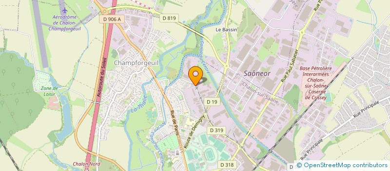 localisation de l'entreprise SANDERS AURORE à CHAMPFORGEUIL