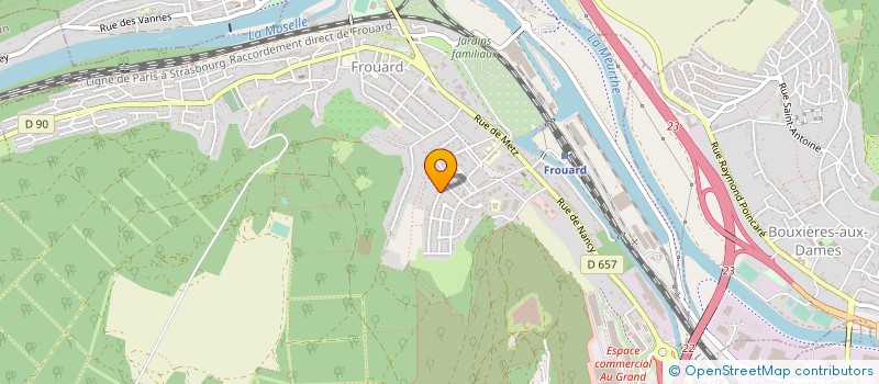 localisation de l'entreprise SANDERS AUXILIAIRE DU BATIMENT à FROUARD