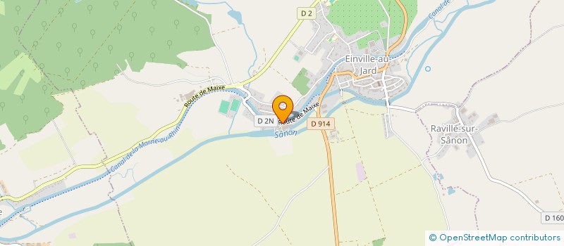 localisation de l'entreprise SANDERS NORD EST à EINVILLE-AU-JARD