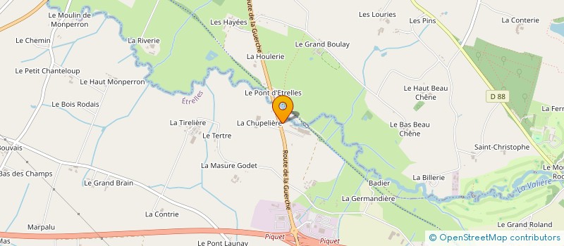 localisation de l'entreprise SANDERS OUEST à VITRE