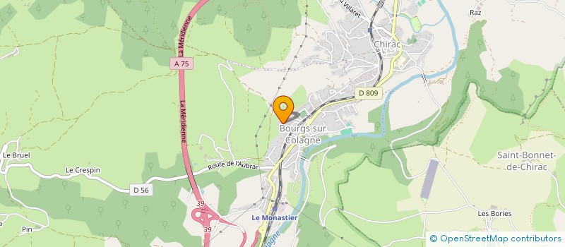 localisation de l'entreprise SANDERVE  BOURGS SUR COLAGNE