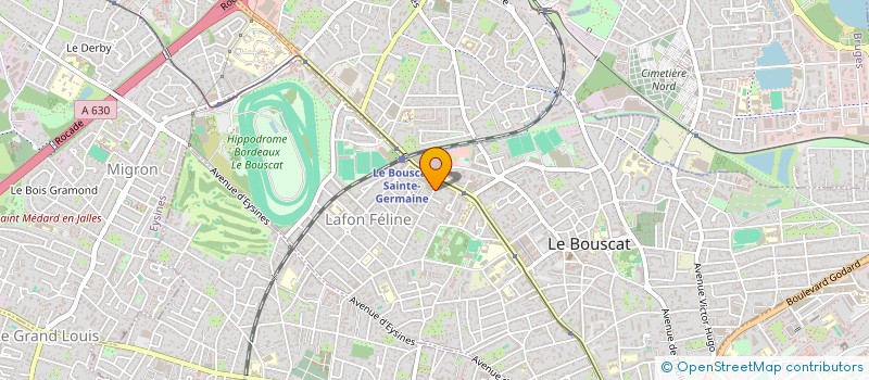 localisation de l'entreprise SANDEST  LE BOUSCAT