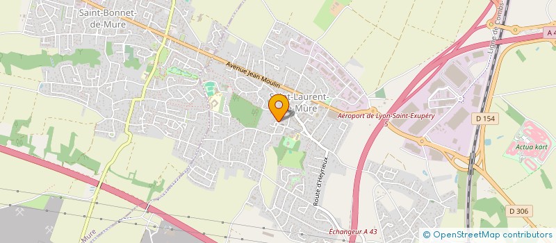 localisation de l'entreprise SANDEV IMMO  SAINT-LAURENT-DE-MURE