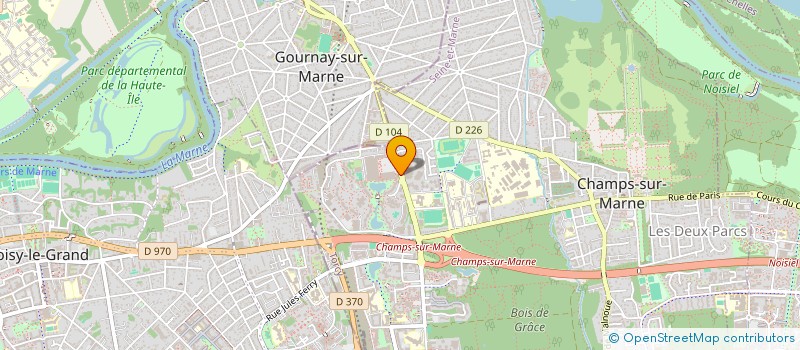 localisation de l'entreprise SANDEX-EU  CHAMPS-SUR-MARNE