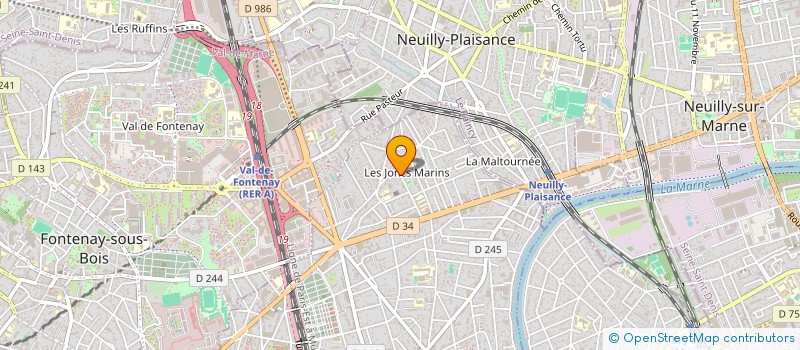 localisation de l'entreprise SANDEXSO  LE PERREUX-SUR-MARNE