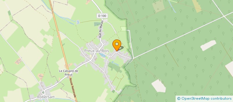 localisation de l'entreprise SANDFIL ASSOCIATION  PREUX-AU-BOIS