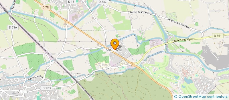 localisation de l'entreprise SANDGEDA à MALLEMORT