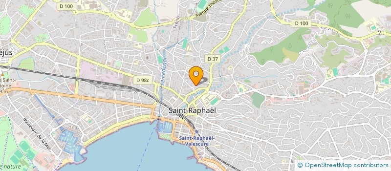 localisation de l'entreprise SANDHER à SAINT-RAPHAEL