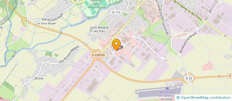 localisation de l'entreprise SANDHERBOIS à FONTENAY-LE-COMTE