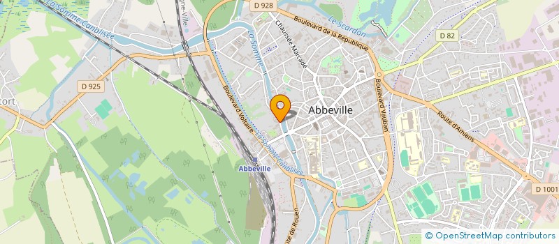 localisation de l'entreprise SANDHILL à ABBEVILLE
