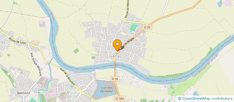 localisation de l'entreprise SANDIE  LOYETTES