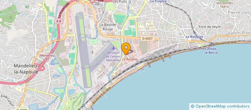 localisation de l'entreprise SANDIE DOLIN à CANNES