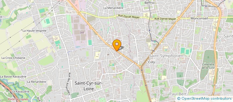 localisation de l'entreprise SANDIMMO  SAINT-CYR-SUR-LOIRE