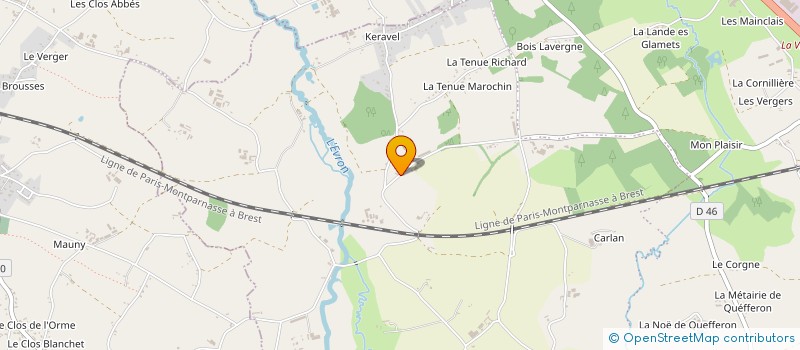 localisation de l'entreprise SANDIMMO  LAMBALLE-ARMOR