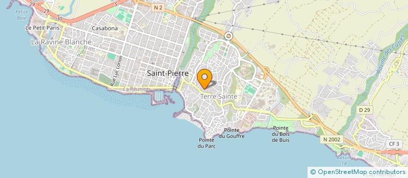 localisation de l'entreprise SANDIREN à SAINT-PIERRE