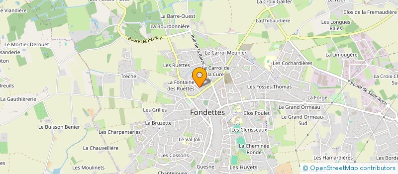 localisation de l'entreprise SANDJIVY IMMOBILIER à FONDETTES