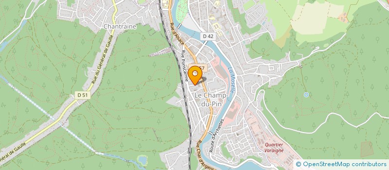 localisation de l'entreprise SANDJOVI  EPINAL