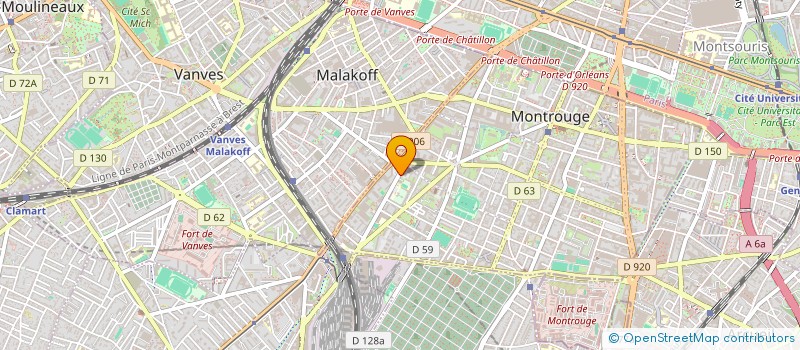 localisation de l'entreprise SANDLAUV  MONTROUGE