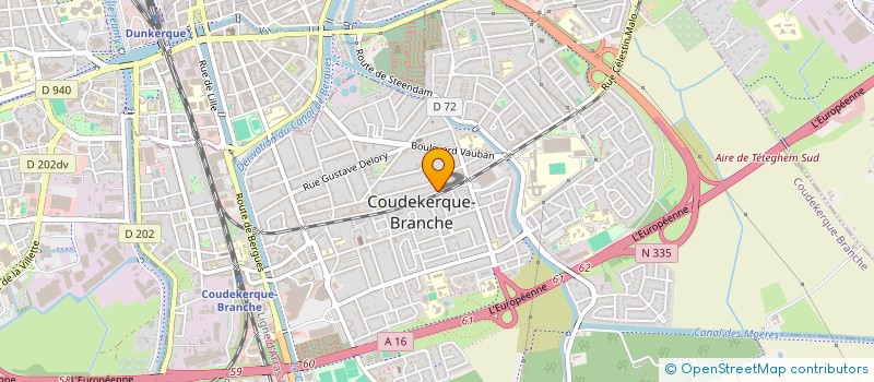 localisation de l'entreprise SANDLUD  COUDEKERQUE-BRANCHE