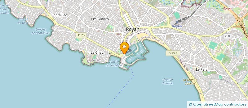 localisation de l'entreprise SANDMAI  ROYAN