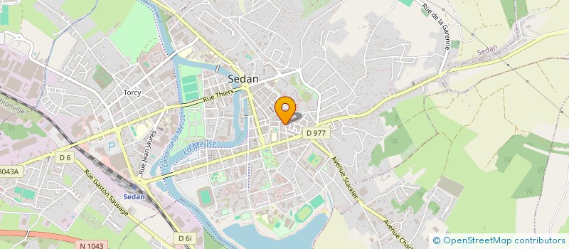 localisation de l'entreprise SANDMAN  SEDAN