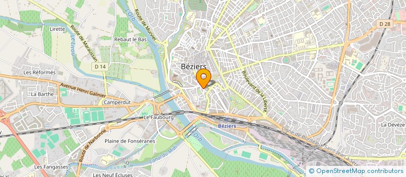 localisation de l'entreprise SANDMAR à BEZIERS