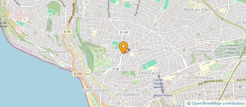 localisation de l'entreprise SANDMAR à LE HAVRE