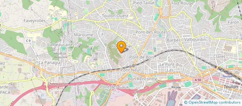 localisation de l'entreprise SANDMARC  TOULON