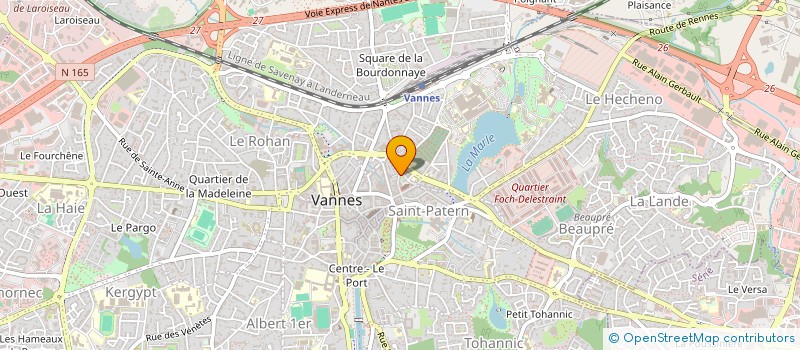 localisation de l'entreprise SANDO à VANNES