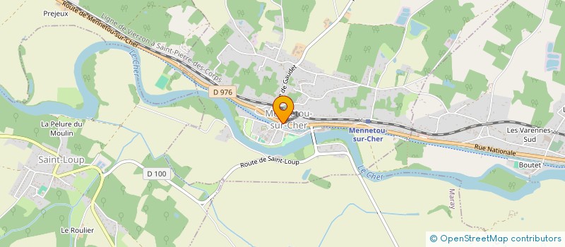 localisation de l'entreprise SANDOKAI DU MONESTOIS  MENNETOU-SUR-CHER