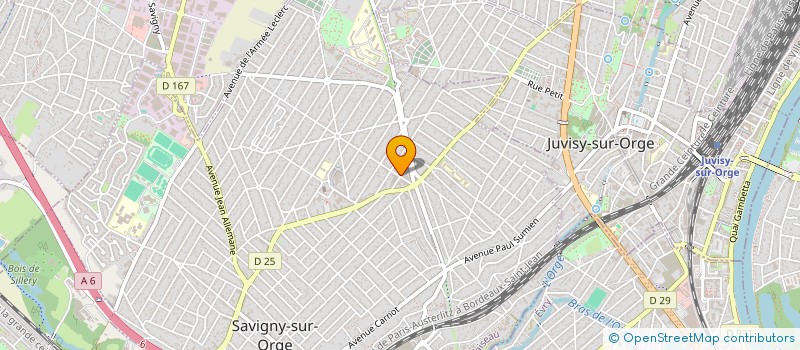 localisation de l'entreprise SANDOLLI à SAVIGNY-SUR-ORGE