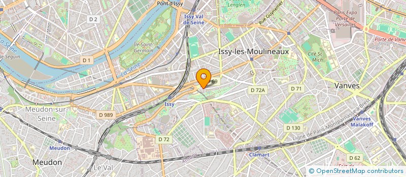 localisation de l'entreprise SANDOLO  ISSY-LES-MOULINEAUX