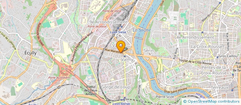 localisation de l'entreprise SANDOM  LYON