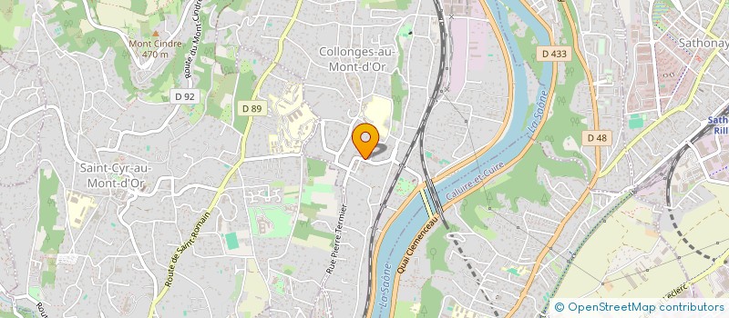 localisation de l'entreprise SANDOM  COLLONGES-AU-MONT-D'OR