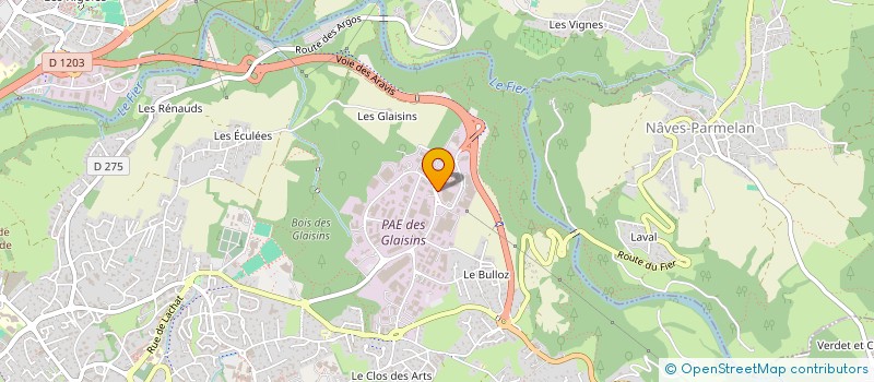 localisation de l'entreprise SANDOMUS à ANNECY
