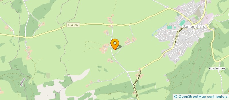 localisation de l'entreprise SANDOZ ERIC ET CLAIRE  DAMPRICHARD