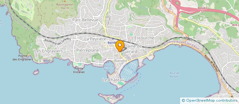 localisation de l'entreprise SANDPHIL à BANDOL