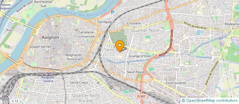 localisation de l'entreprise SANDRA  AVIGNON