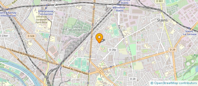 localisation de l'entreprise SANDRA ANDRI à PIERREFITTE-SUR-SEINE