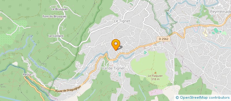 localisation de l'entreprise SANDRA B  LE TIGNET